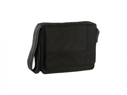 Lässig  Casual Messenger Bag Patchwork black