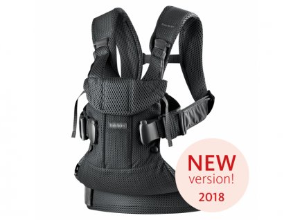 Baby Björn Ergonomické nosítko ONE Black 3D Mesh