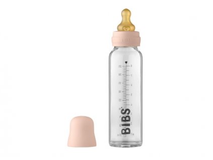 Bibs skleněná láhev 225ml - BLUSH