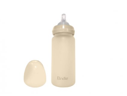 Elodie Details Skleněná láhev - PURE KHAKI