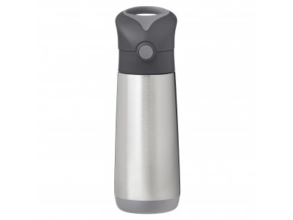 B.BOX Termoska na pití s brčkem 500 ml  - graphite