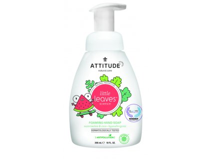 Attitude Dětské pěnivé mýdlo na ruce Little leaves s vůní melounu a kokosu 295 ml