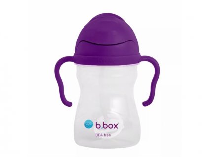 B.BOX Hrneček s brčkem -  hrozny 240 ml