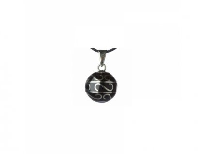 Babylonia BOLA black with silver curls
