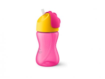 Philips AVENT Hrneček s ohebným brčkem 300 ml dívka