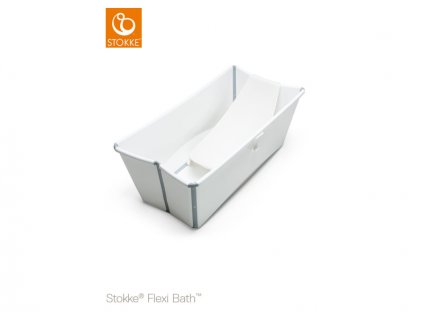 Stokke Skládací vanička a lehátko Flexibath®, White