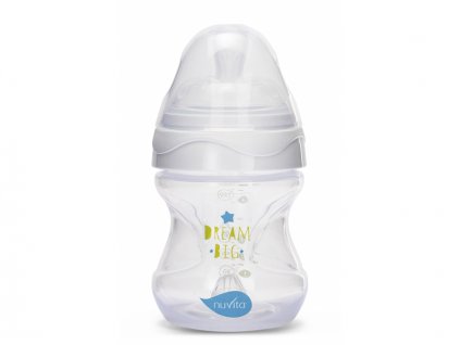 Nuvita Lahvička Mimic 150ml, Transparent white