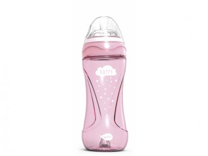 Nuvita Lahvička Mimic Cool 330ml, Light pink