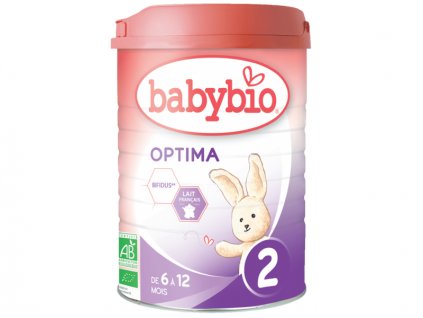 BabyBio Kojenecké mléko Optima 2 800 g - AKCE