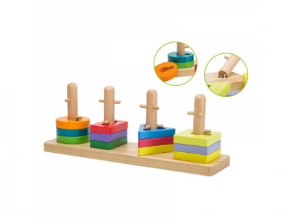 Dřevná skládačka Puzzle 12m+