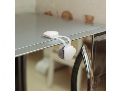 Zopa Mini zámek skříněk ohebný  2ks, white