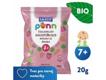 Salvest Ponn BIO Jahodové křupky (20 g)