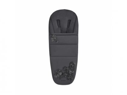 Cybex Footmuff SIMPLY FLOWERS, GREY-dark grey