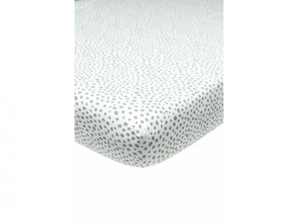 žerzejové prostěradlo 70x140/150 Cheetah forest green