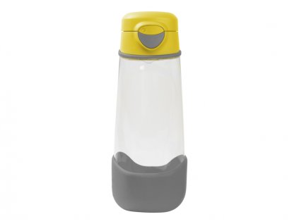 B.BOX Sport láhev na pití 600 ml - žlutá/šedá