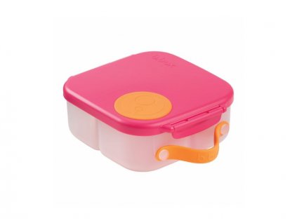 B.BOX Svačinový box střední - růžový/oranžový