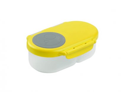 B.BOX Svačinový box malý- žlutý/šedý