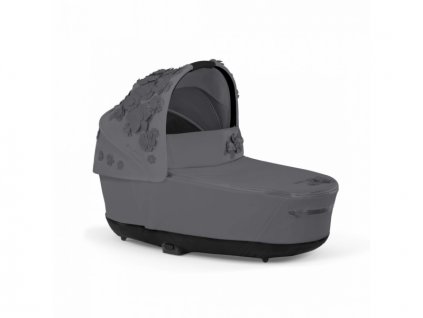 Cybex PRIAM SIMPLY FLOWERS GREY Lux korba | dark grey 2022