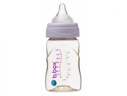 B.BOX Antikoliková kojenecká láhev 180 ml - růžová
