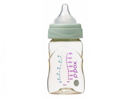 Antikoliková kojenecká láhev 180 ml - zelená  - VÝPRODEJ DVOREČEK