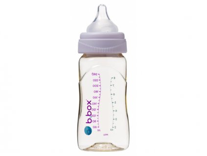 B.BOX Antikoliková kojenecká láhev 240 ml - růžová
