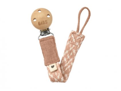Bibs klip na dudlík - Blush / Ivory