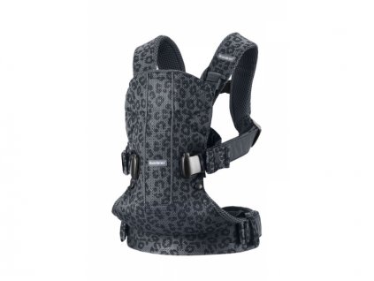 Baby Björn Ergonomické nosítko Babybjorn ONE Anthracite/Leopard 3D Mesh