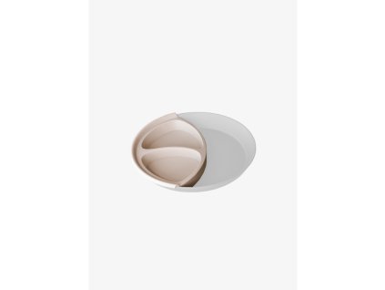 Citron Silikonový rozdělovník na talířek - Beige