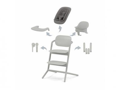 Cybex LEMO 4v1 SET Suede Grey | mid grey