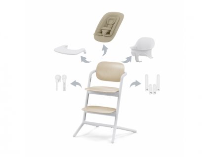 Cybex LEMO 4v1 SET Sand White | white