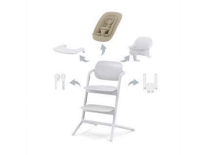 Cybex LEMO 4v1 SET All White | white 2023