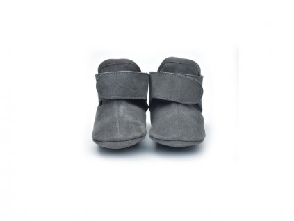 Lodger Walker Leather Basic Dark Grey 3 - 6 měsíců