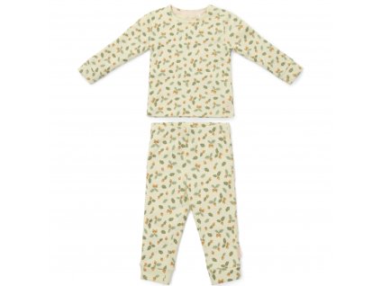 Pyžamo 2-dílné Forest Leaves vel. 62/68 - DVOREČEK