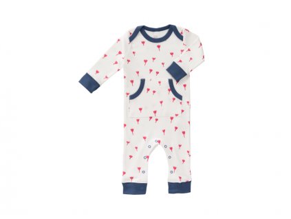 Fresk Dětské pyžamo Tulip red, 6-12 m - VÝPRODEJ DVOREČEK