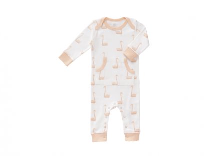 Fresk Dětské pyžamo Swan pale peach, 12-18 m - VÝPRODEJ DVOREČEK