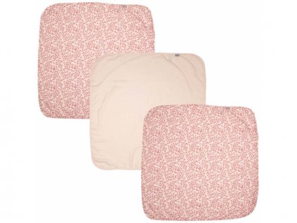 Bebe-Jou Bambusová mušelínová plenka 70x70 cm set 3ks Leopard Pink