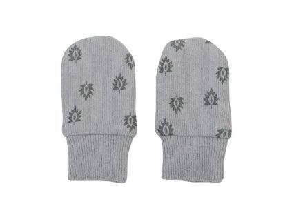 Lodger Mittens Print Rib Sharkskin