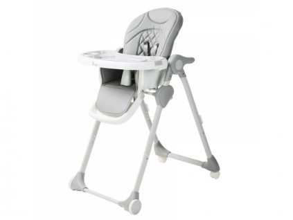 Bo Jungle Jídelní židlička B-DINNER CHAIR WHEELY Grey