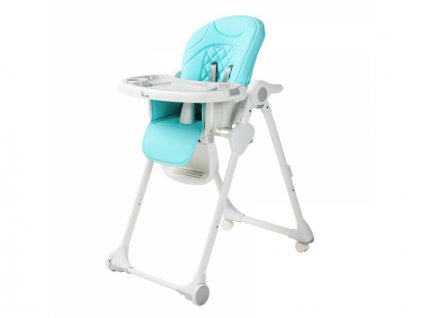 Bo Jungle Jídelní židlička B-DINNER CHAIR WHEELY Blue