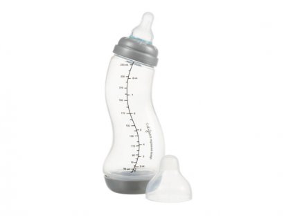 Difrax Nastavitelná kojenecká S-láhev 1-2-3 Natural 250ml