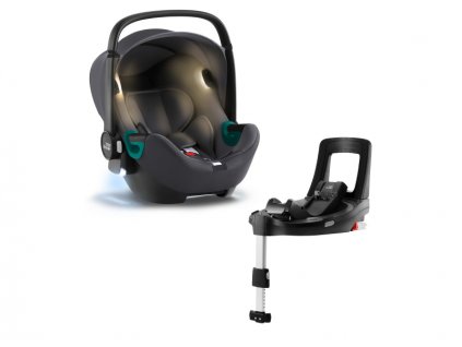 Britax Römer Autosedačka Baby-Safe iSense Bundle Flex iSense, Midnight Grey