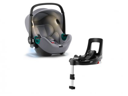 Britax Römer Autosedačka Baby-Safe iSense Bundle Flex iSense, Frost Grey