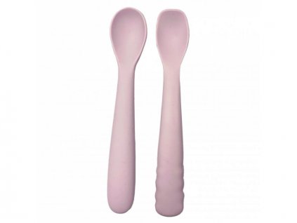 Bo Jungle Silikonové lžičky B-Spoon Shape 2ks Pastel Pink