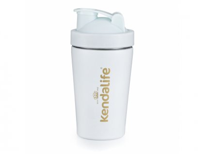 Kendalife Shaker nerezový bílý (600 ml)