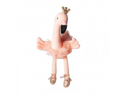 InnoGio látková hračka BALLERINA Flamingo 25cm