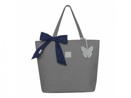 BEZTROSKA Taška Matylda s mašlí charcoal