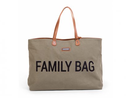 Childhome Cestovní taška Family Bag Canvas Khaki