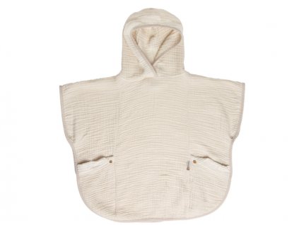 Bebe-Jou Dětské pončo Pure Cotton Sand