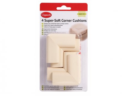 Clippasafe Pěnová ochrana rohů 4ks, Cream