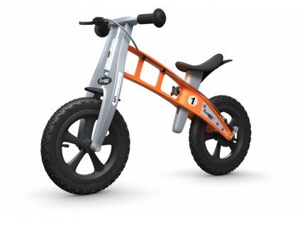 First Bike Odrážedlo s brzdou CROSS ORANGE - AKCE